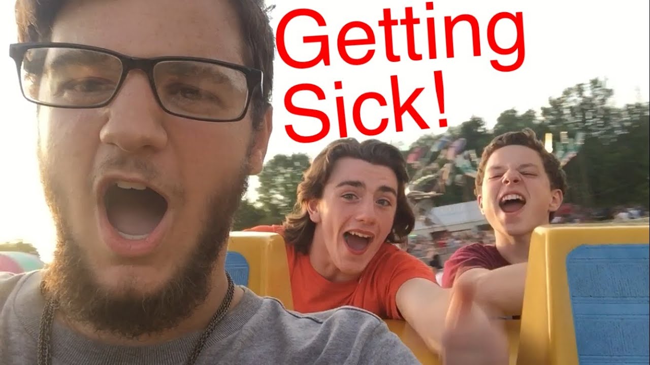 GETTING SICK ON RIDES!!! - YouTube