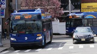NYCT Bus: Q58 / Limited Bus Action via Corona Avenue (2015-2022 New Flyer XD40) at Queens Blvd
