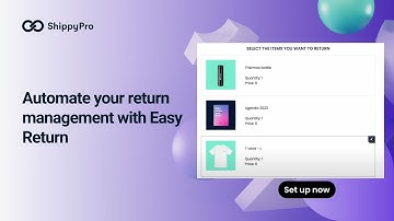 Automate your return management with Easy Return