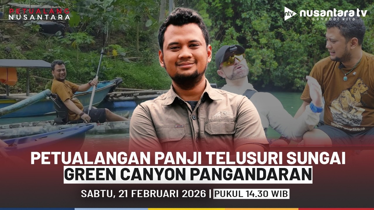 [LIVE] Petualangan Panji Telusuri Sungai Green Canyon Pangandaran | PETUALANG NUSANTARA