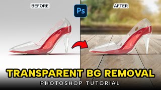 Remove Transparent Object Background in Photoshop 2026 | Pro Masking Tutorial #RajnikGraphicLab