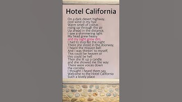 Thumbnail of Hotel California | Eagles