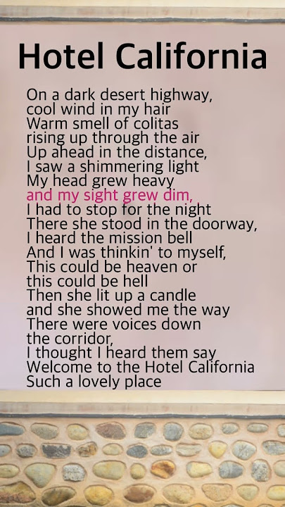 Hotel California | Eagles