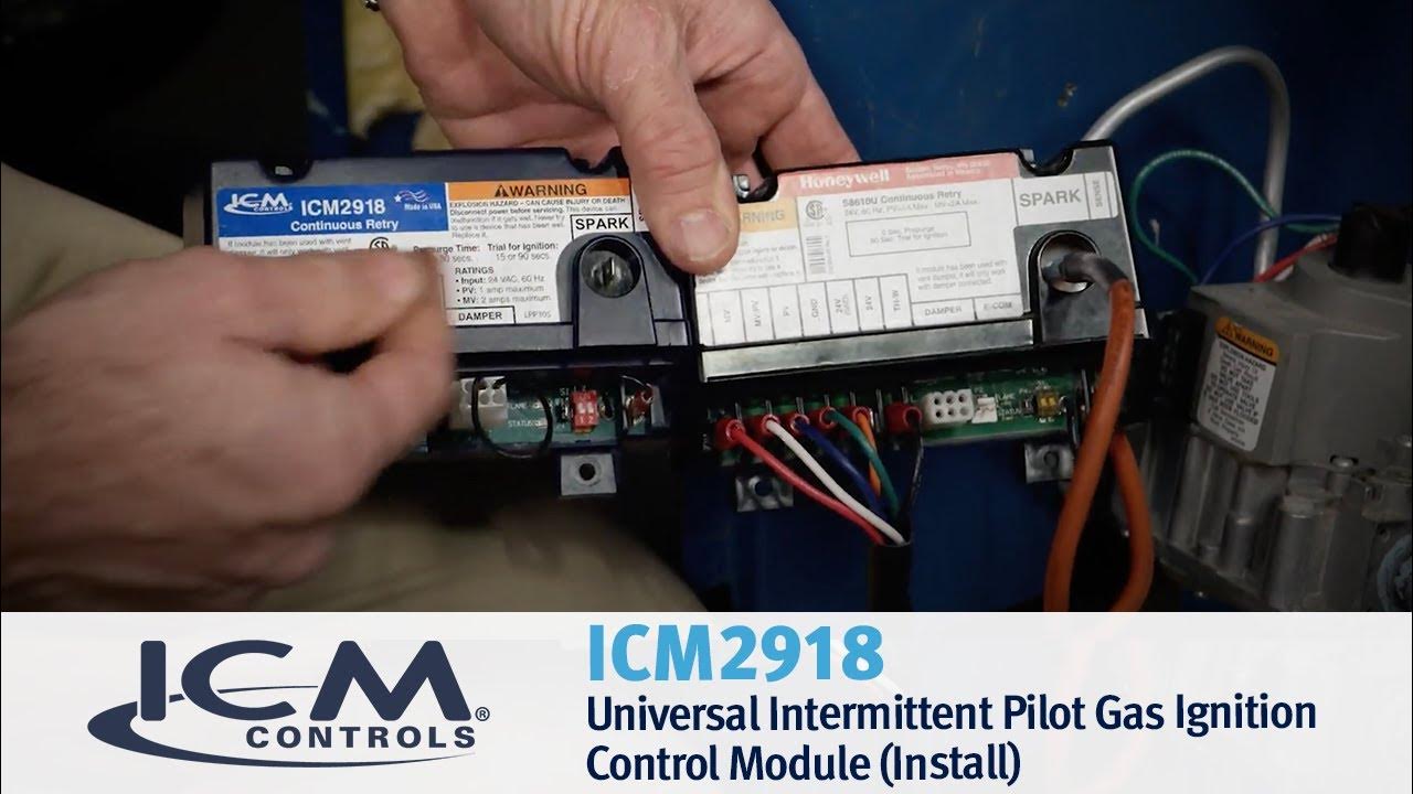 ICM2918 - Universal Intermittent Pilot Ignition Module (Install) - YouTube