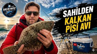 🎣Sahi̇lden Kalkan Ve Pi̇si̇ Avi 