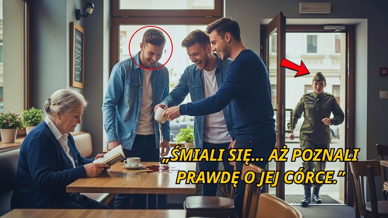3 mężczyzn upokorzyło 68 letnią kobietę w kawiarni  3 minuty później gorzko tego pożałowali