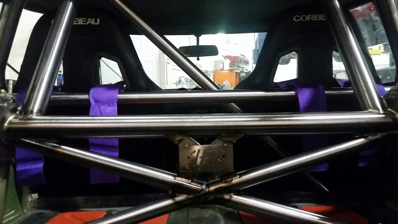 Deep Purple Datsun 280z // Custom Half Cage YouTube