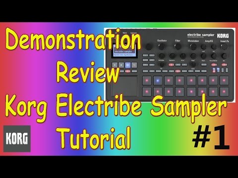 Korg Electribe Sampler  Demonstration Review Mix Riddims ( 1 )-15