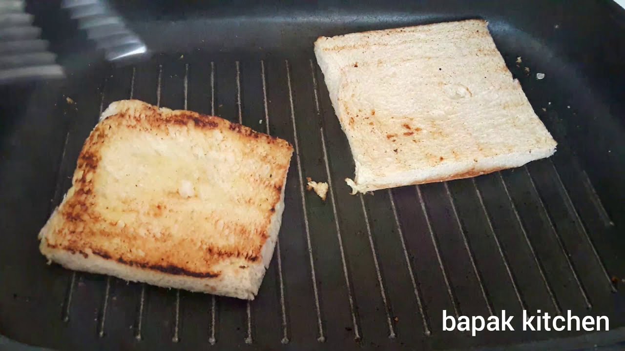 Roti Bakar Guna Kuali Je Youtube