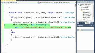 Windows 7 - Programming Taskbar previews with Visual Studio 2010