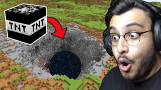 I DESTROYED MINECRAFT WITH EPIC BLACK HOLE TNT | RAWKNEE