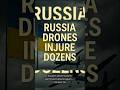 Russian drone barrage hits Ukraine — dozens injured