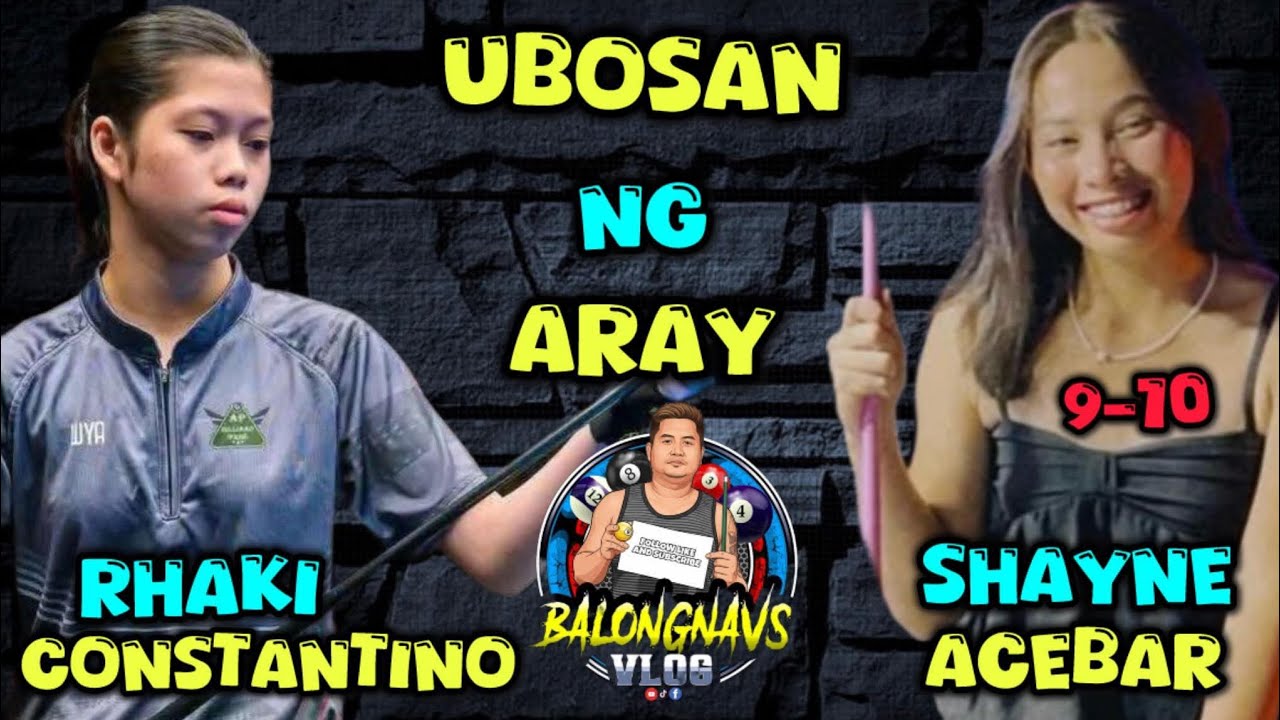 SHAYNE ACEBAR 9,10 🆚 RHAKI MOLAVE