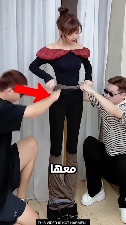 الفتاة الصينية تواجه تفتيش غريب في المطار!😂 #shorts