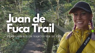 Hiking 50km ALONE on the Juan de Fuca on Vancouver Island