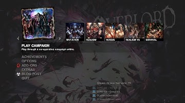L4D2 Overlord Main Menu UI & Background preview