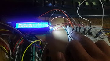 Giao tiếp ic thời gian thực ds1307 và lm35 với pic16f887