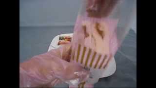 創傑包裝 三明治袋(公版)平口#70金色包裝方法錄影