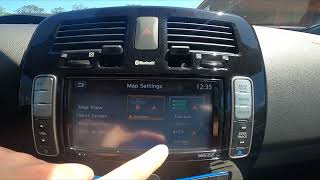 How to Find and Manage Navigation Settings in Nissan Leaf ( 2011 - 2017 ) - Manage Navigation