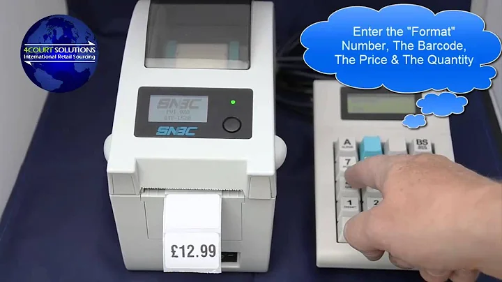 970 Linux-based Key Pad with SNBC Label Printer