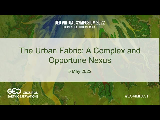 The Urban Fabric: A Complex and Opportune Nexus 