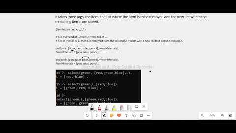List Operations in Prolog (Add and Delete)