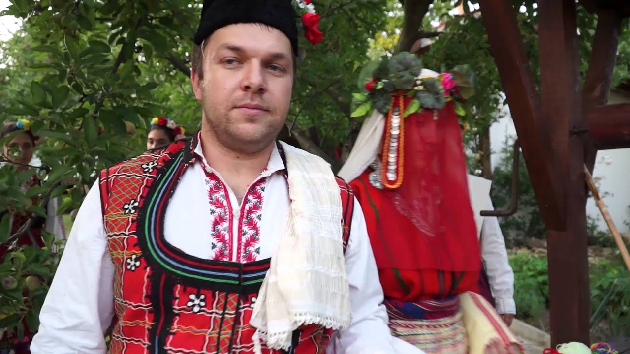 traditional bulgarian wedding dress.