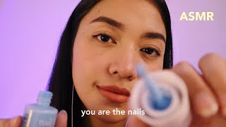 ASMR - Giving you a manicure | lens pov, personal attention, soft spoken (malay)
