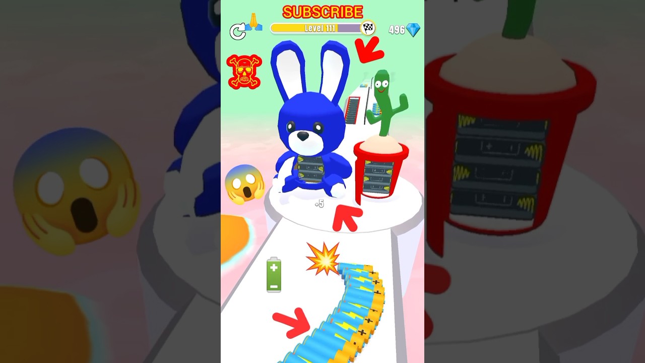 Battery🔋💥 Run Game 3d Video 😀✌, 