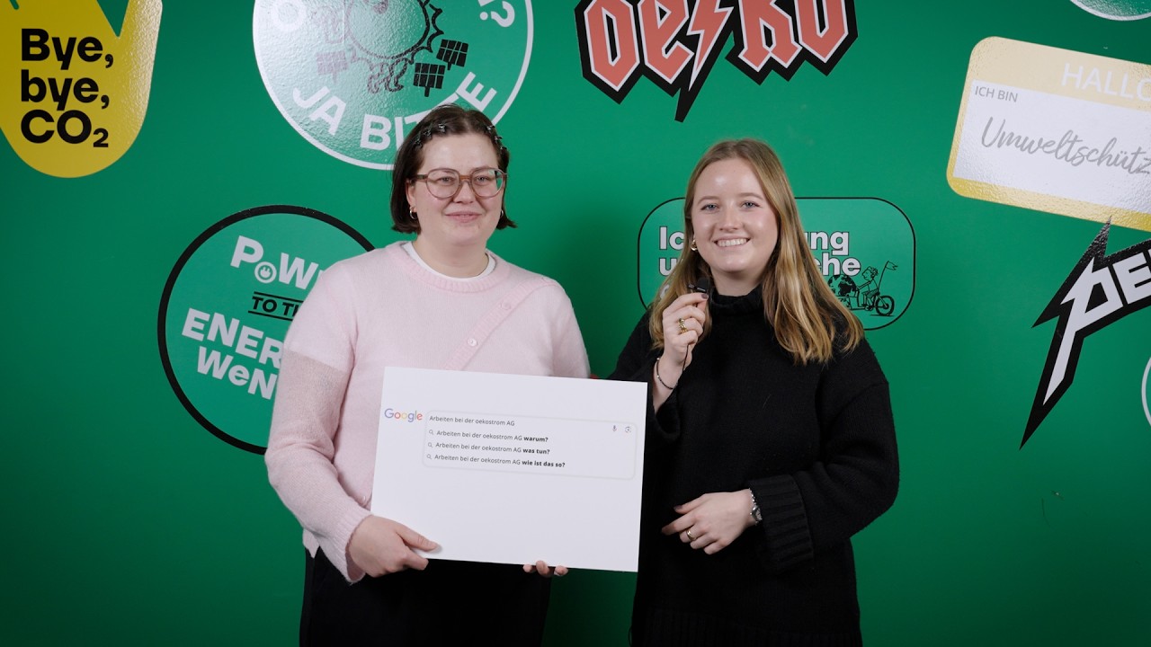 oekostrom AG googelt #7 mit Laura und Lena