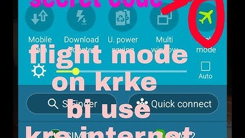 Android phone secret setting Use internet with flight mode On  Really this is possible