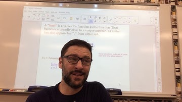 12.1 Pre Calc Introduction to limits part 1