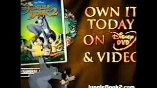 Jungle Book 2 Disney DVD & Video Commercial (2003)