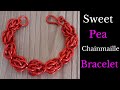 Sweet Pea Chainmaille Bracelet Tutorial | Sweet Pea Chainmaille Weave | Chainmaille Bracelet