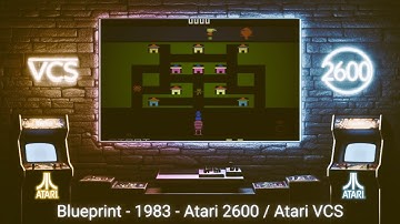Blueprint - 1983 - Atari 2600 ( Atari VCS )