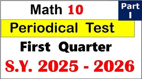 [Tagalog] First periodical test #math10 #firstquarter #periodicaltest #arithmeticsequence PART I