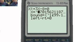 How to use the SOLVER function on a TI84