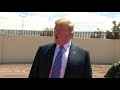 Trump visits replaced section of border wall