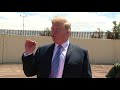 Trump visits replaced section of border wall