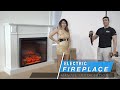 How to build an electric fireplace mantel  diy assembly guide