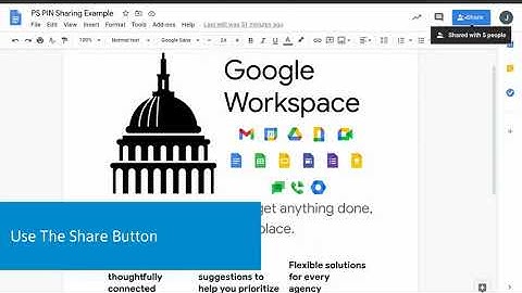 Visitor / PIN Sharing for Google Workspace