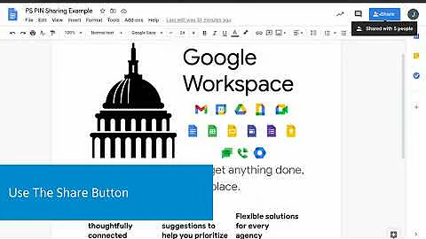 Visitor / PIN Sharing for Google Workspace