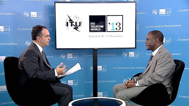Hon Makame M Mbarawa, Minister, MICST, Tanzania - Interview, ITU Telecom World 2013