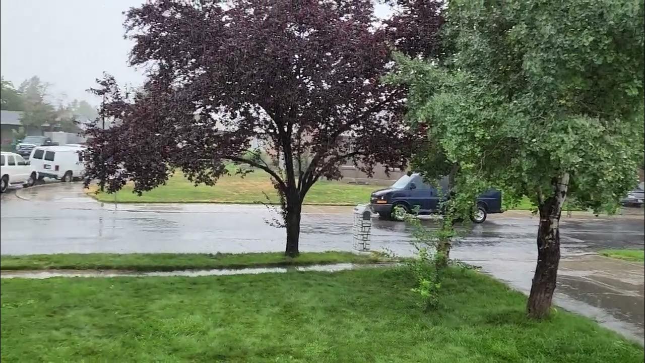 It is raining hard in Utah YouTube