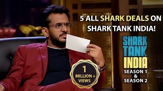 5 All Shark Deals! | Shark Tank India S01 \& S02 | Compilation