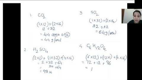 How to calculate Molar Mass Practice Problems