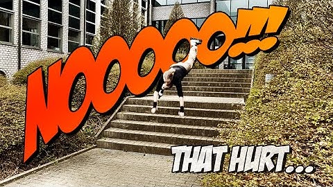 Stair Ride Gone Very Wrong: Suddenly I Was In A Lot Of PAIN | Powerslide Next 90 | Rollerblading