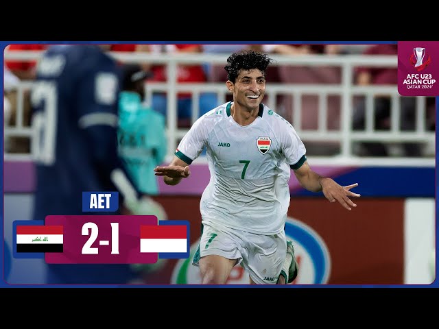 Full Match | AFC U23 Asian Cup Qatar 2024™ | 3rd Place Playoff | Iraq vs Indonesia class=