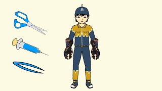 LUCU Boboiboy gempa di sunat burungnya kecil banget 😂 || Boboiboy galaxy