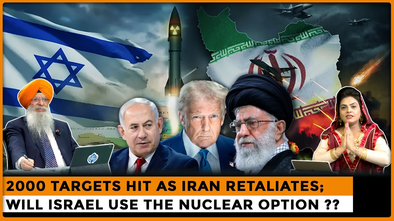2000 Targets Hit As Iran Retaliates; Will Israel Use the Nuclear Option ??